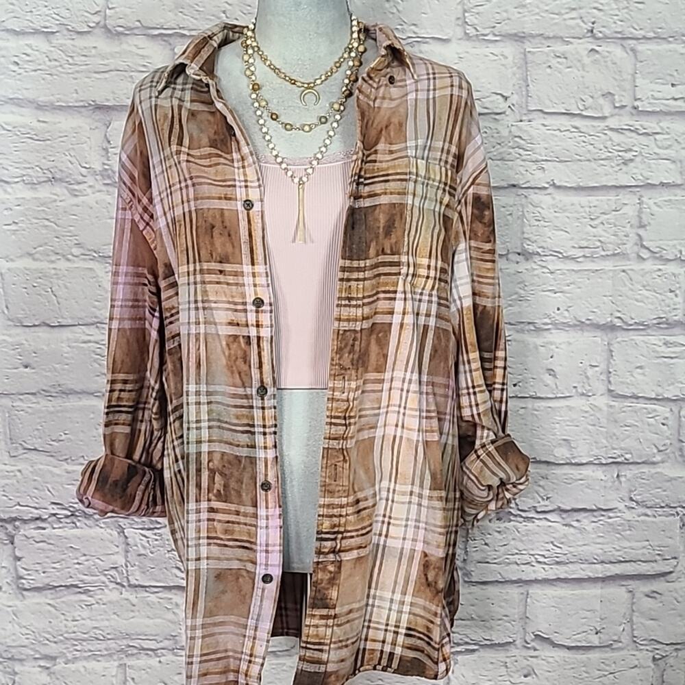 Reworked/Upcycled Flannel Shirt